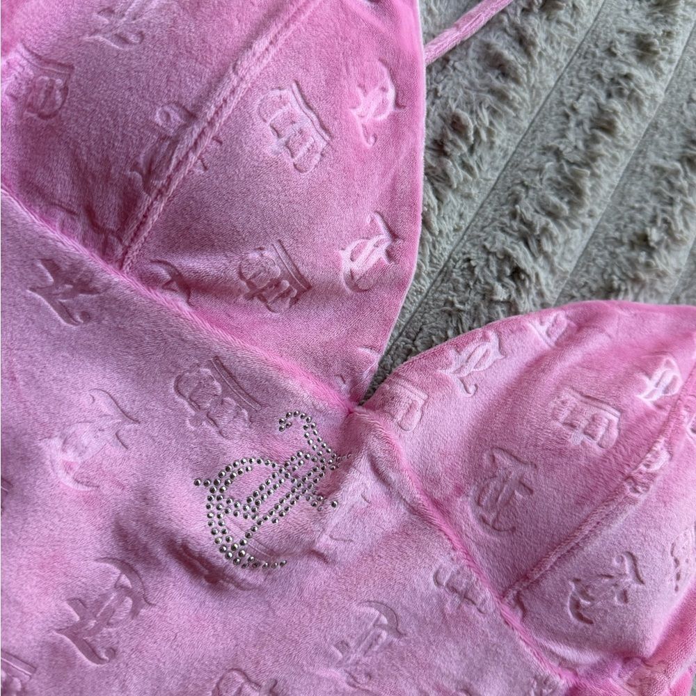 Juicy Couture Plush Velour Bling JC Nightie - Picture 2 of 8